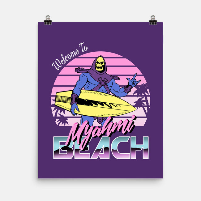 Myahmi Beach-none matte poster-Immortalized