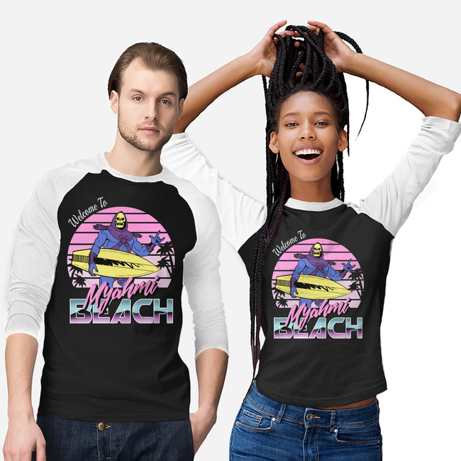 Myahmi Beach-unisex baseball tee-Immortalized