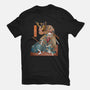 Mystery Kabuki-womens fitted tee-ChetArt