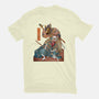 Mystery Kabuki-womens fitted tee-ChetArt