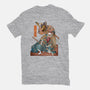 Mystery Kabuki-womens fitted tee-ChetArt