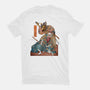 Mystery Kabuki-womens fitted tee-ChetArt