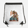Mystery Kabuki-none drawstring bag-ChetArt