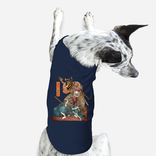 Mystery Kabuki-dog basic pet tank-ChetArt