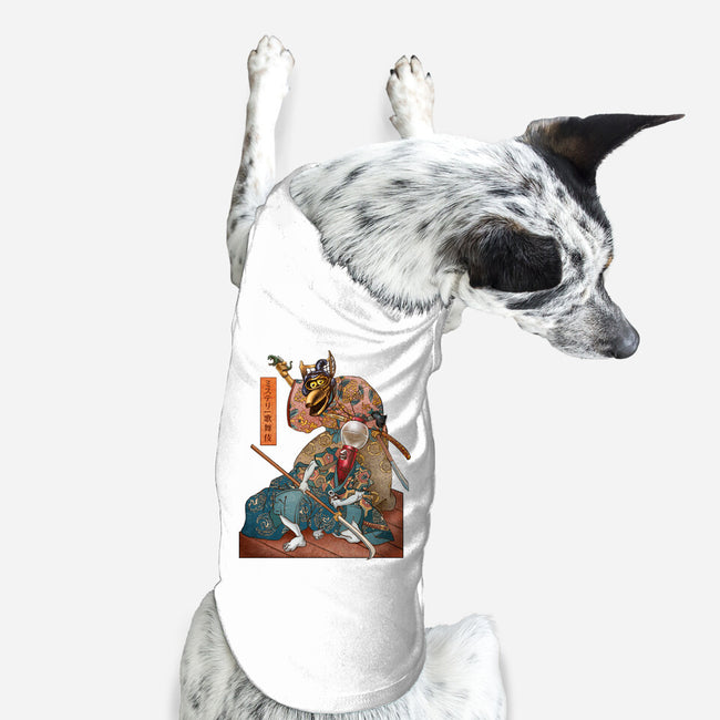 Mystery Kabuki-dog basic pet tank-ChetArt