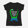 Myth Understood-womens v-neck tee-David Olenick