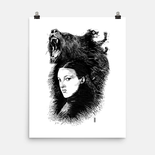 Lady of Bear Island-none matte poster-silviokiko