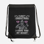Last Christmas!-none drawstring bag-Raffiti
