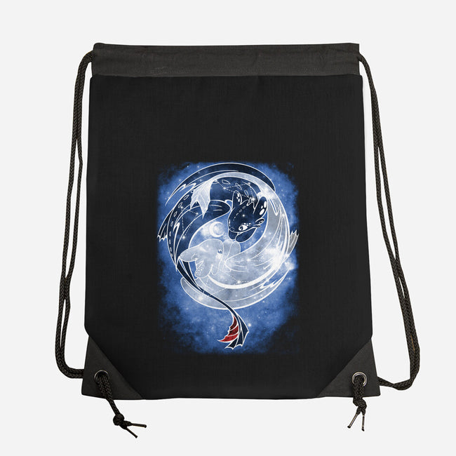Last Starry Dragons-none drawstring bag-ChocolateRaisinFury