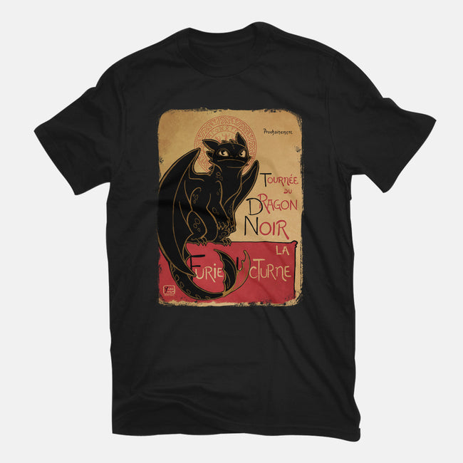 Le Dragon Noir-mens heavyweight tee-YoukaiYume