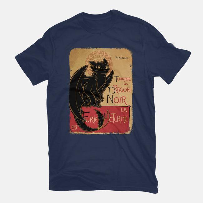 Le Dragon Noir-mens heavyweight tee-YoukaiYume