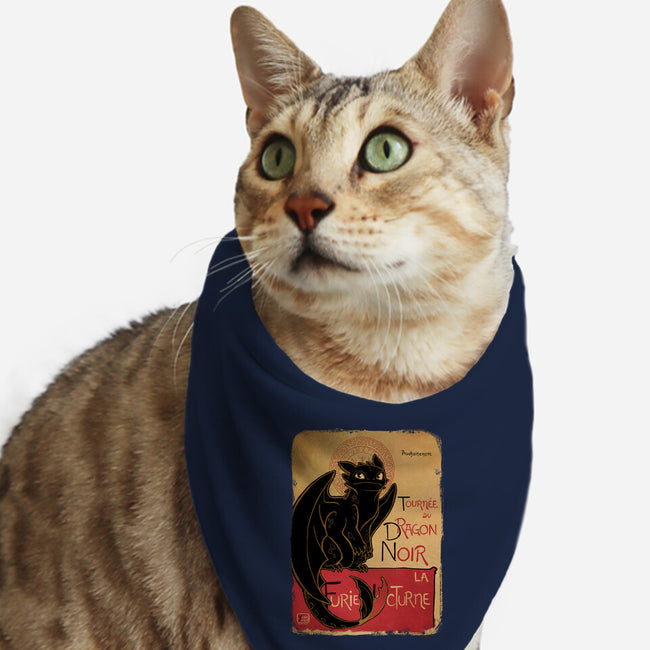 Le Dragon Noir-cat bandana pet collar-YoukaiYume