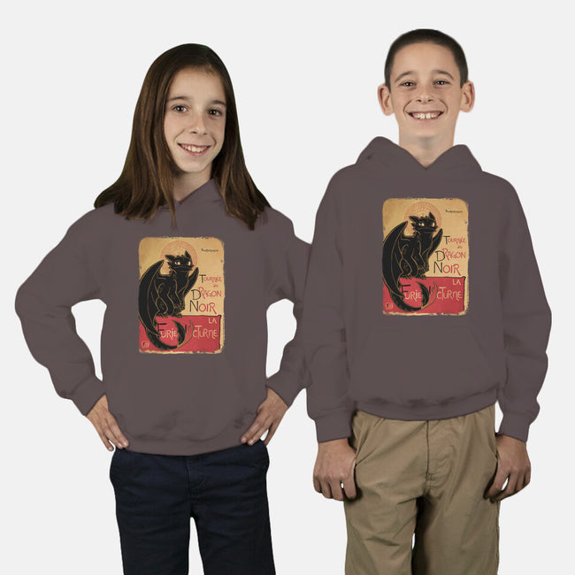 Le Dragon Noir-youth pullover sweatshirt-YoukaiYume