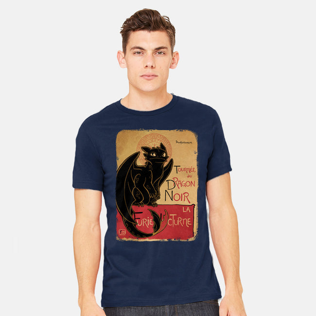 Le Dragon Noir-mens heavyweight tee-YoukaiYume