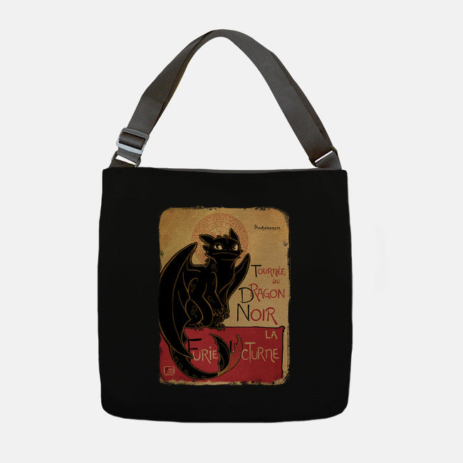 Le Dragon Noir-none adjustable tote-YoukaiYume