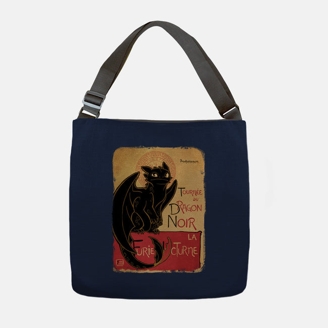 Le Dragon Noir-none adjustable tote-YoukaiYume