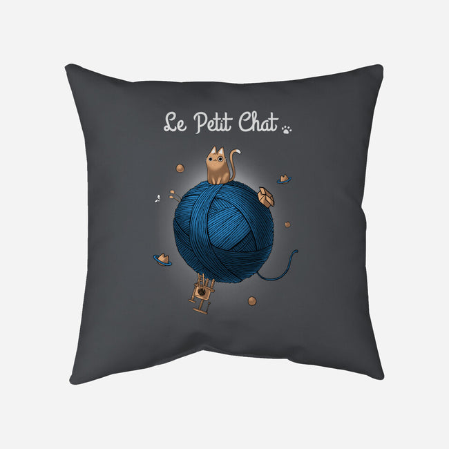 Le Petit Chat-none removable cover w insert throw pillow-BlancaVidal