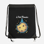 Le Petit Monster-none drawstring bag-KindaCreative