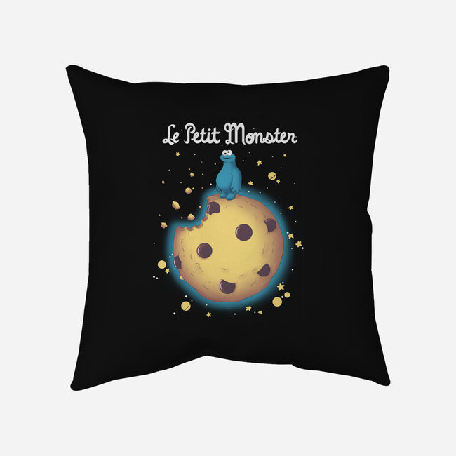 Le Petit Monster-none non-removable cover w insert throw pillow-KindaCreative