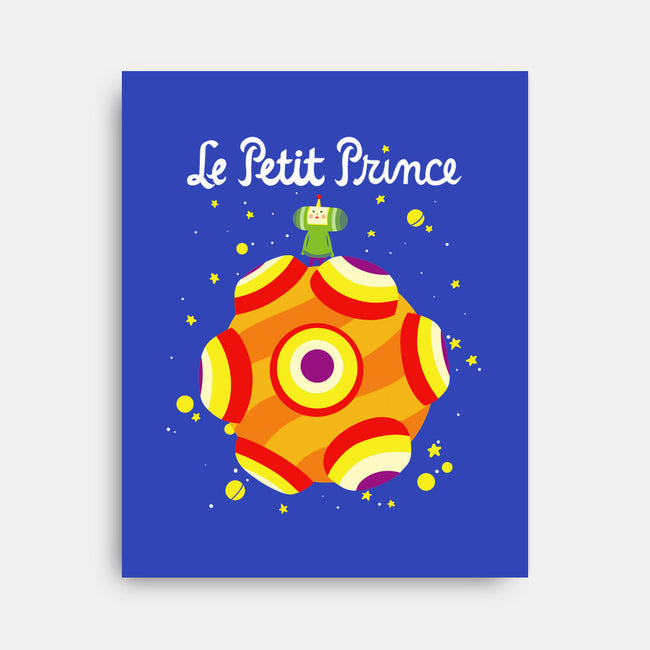 Le Petit Prince Cosmique-none stretched canvas-KindaCreative