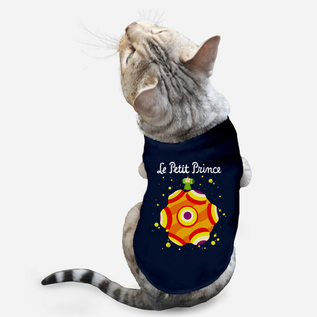 Le Petit Prince Cosmique-cat basic pet tank-KindaCreative