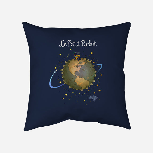 LE PETIT ROBOT-none removable cover w insert throw pillow-FernandesBeckman