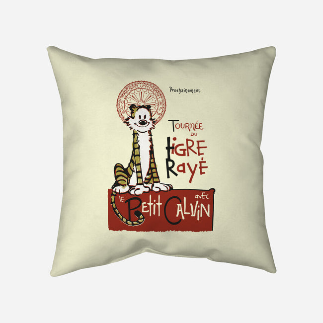 Le Tigre Raye-none non-removable cover w insert throw pillow-Arinesart