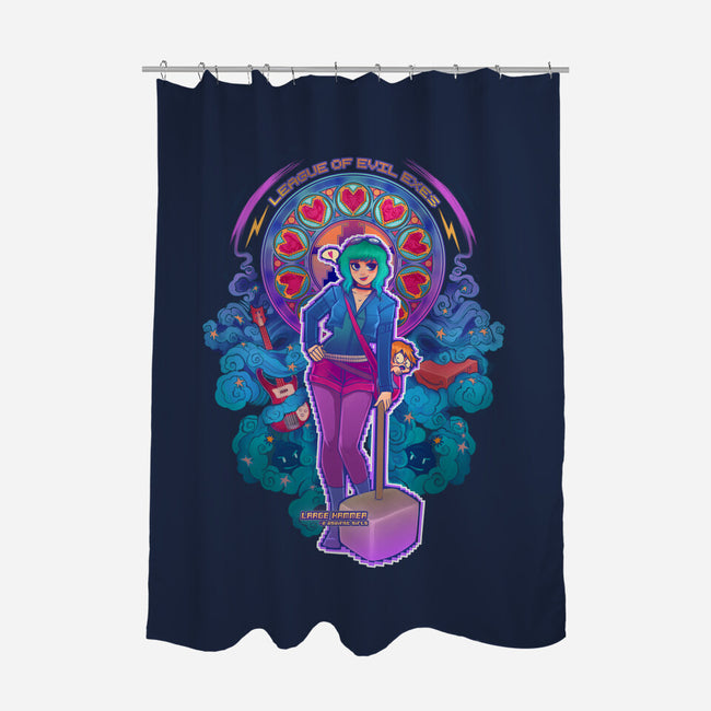 League of Evil Exes-none polyester shower curtain-MeganLara