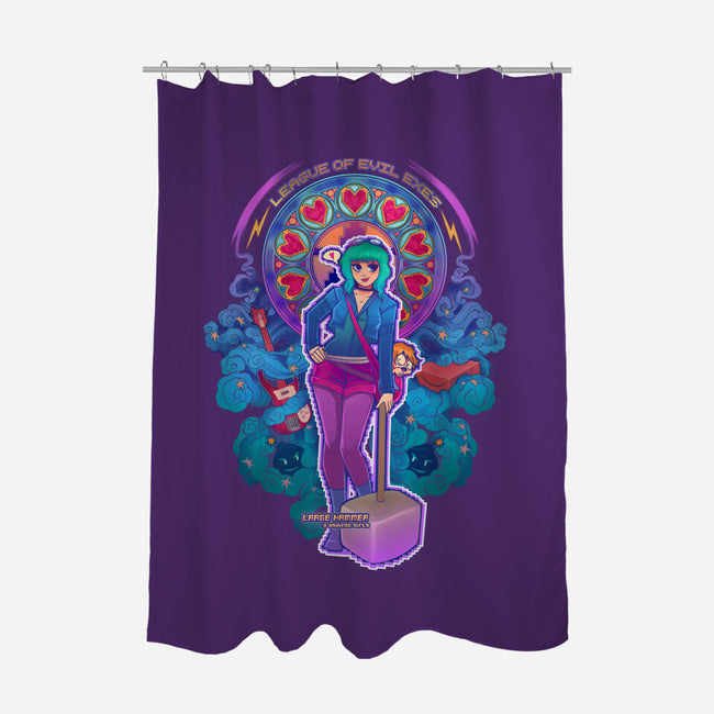 League of Evil Exes-none polyester shower curtain-MeganLara
