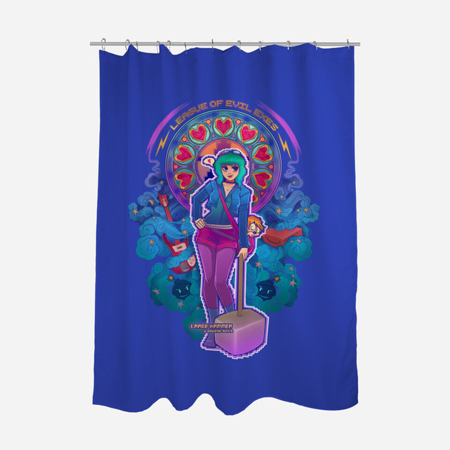 League of Evil Exes-none polyester shower curtain-MeganLara