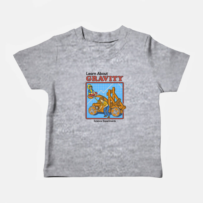 Learn About Gravity-baby basic tee-Steven Rhodes