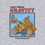 Learn About Gravity-womens off shoulder sweatshirt-Steven Rhodes