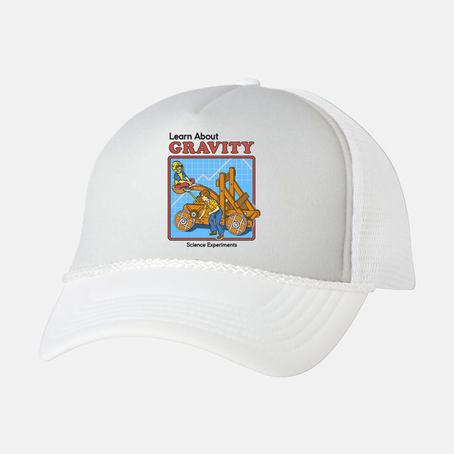 Learn About Gravity-unisex trucker hat-Steven Rhodes