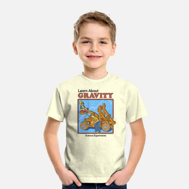 Learn About Gravity-youth basic tee-Steven Rhodes