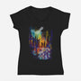 Leaving Rapture-womens v-neck tee-kharmazero