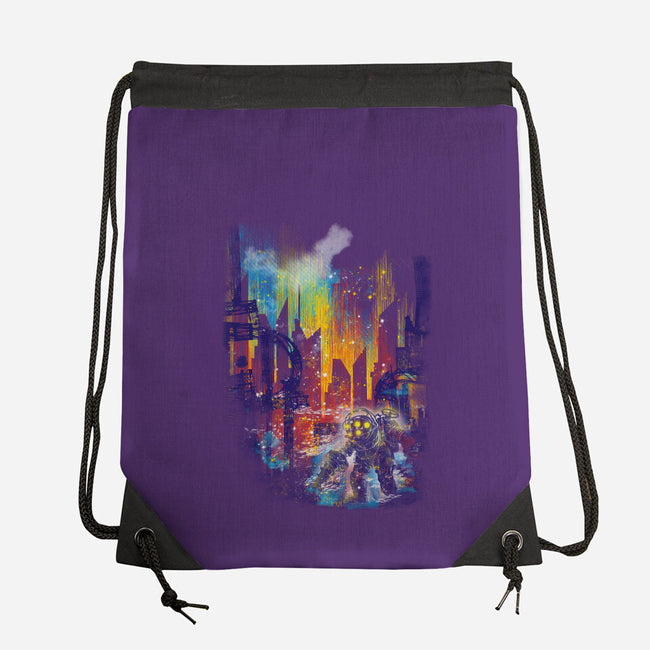 Leaving Rapture-none drawstring bag-kharmazero