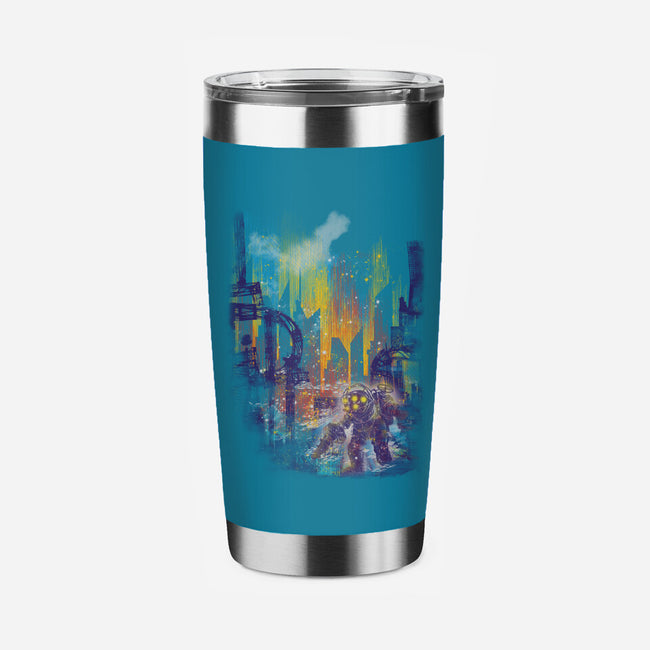 Leaving Rapture-none stainless steel tumbler drinkware-kharmazero