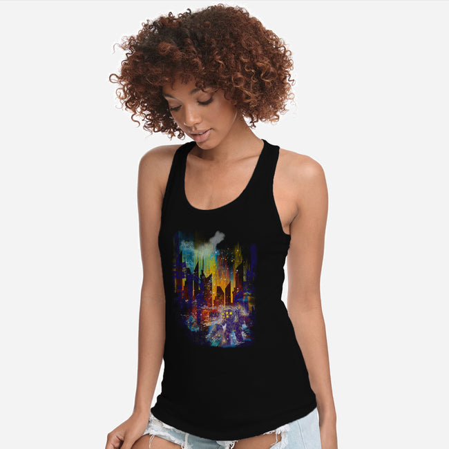 Leaving Rapture-womens racerback tank-kharmazero