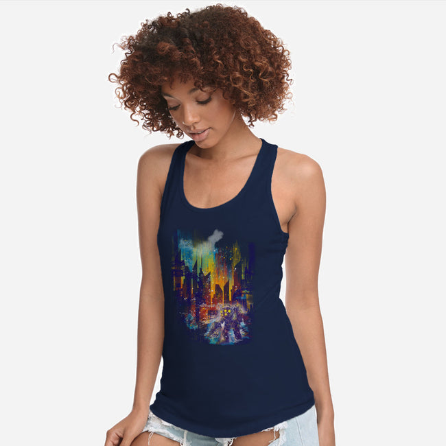 Leaving Rapture-womens racerback tank-kharmazero