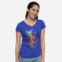 Leaving Rapture-womens v-neck tee-kharmazero