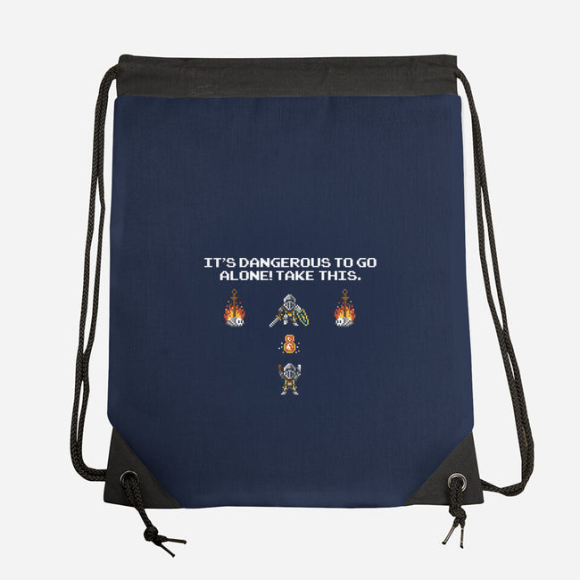 Legend of Souls-none drawstring bag-BWdesigns
