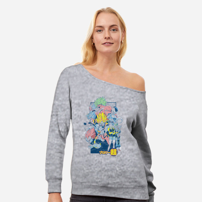 Legendary Power-womens off shoulder sweatshirt-logancarroll