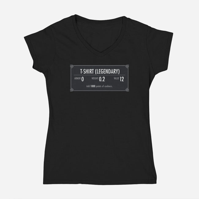 Legendary Tee-womens v-neck tee-tipostrano