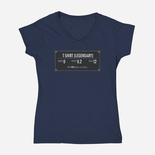 Legendary Tee-womens v-neck tee-tipostrano