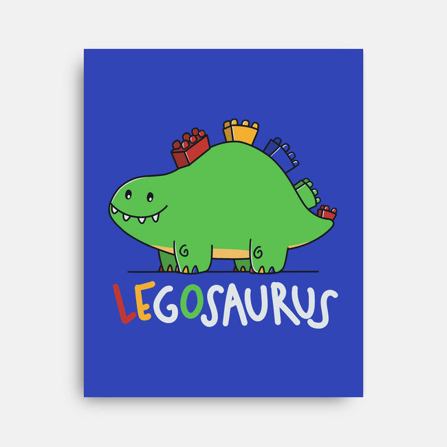 Legosaurus-none stretched canvas-TaylorRoss1