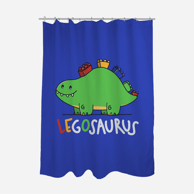 Legosaurus-none polyester shower curtain-TaylorRoss1
