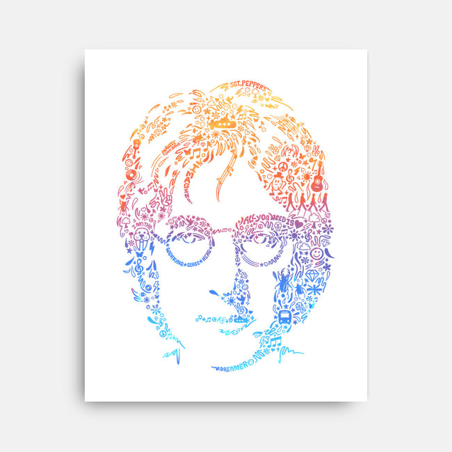 Lennon-none stretched canvas-Gamma-Ray