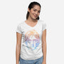 Lennon-womens v-neck tee-Gamma-Ray