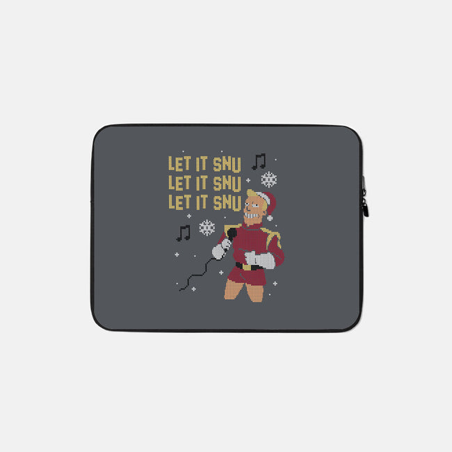 Let It Snu!-none zippered laptop sleeve-Raffiti
