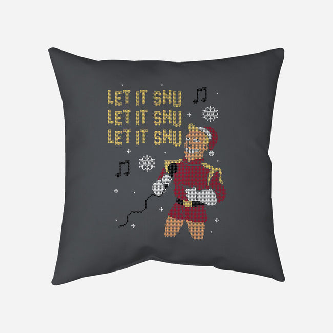 Let It Snu!-none removable cover w insert throw pillow-Raffiti